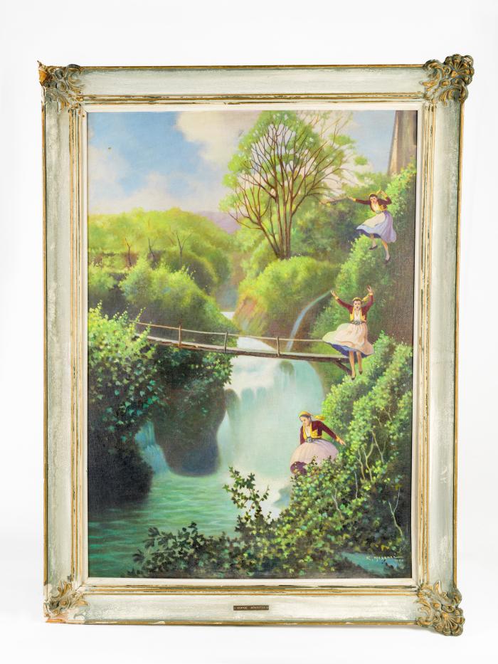 ΠΙΝΑΚΑΣ ΖΩΓΡΑΦΙΚΗΣ ΜΕ ΚΟΡΝΙΖΑ