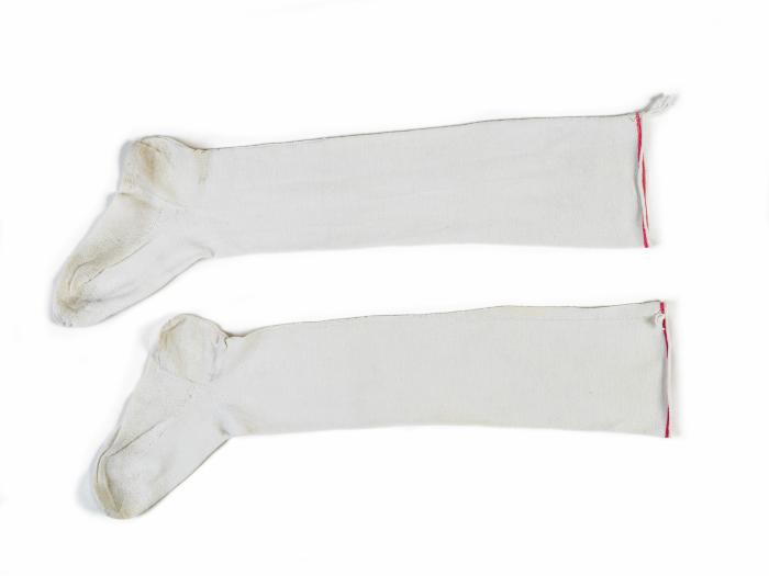 PAIR OF MEN’S SOCKS OF THE TRADITIONAL COSTUME OF CORFU