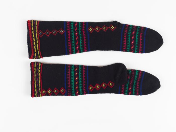MEN’S SOCK OF THE TRADITIONAL COSTUME OF EPISKOPI, NAOUSSA;MEN’S SOCK OF THE TRADITIONAL COSTUME OF EPISKOPI, NAOUSSA